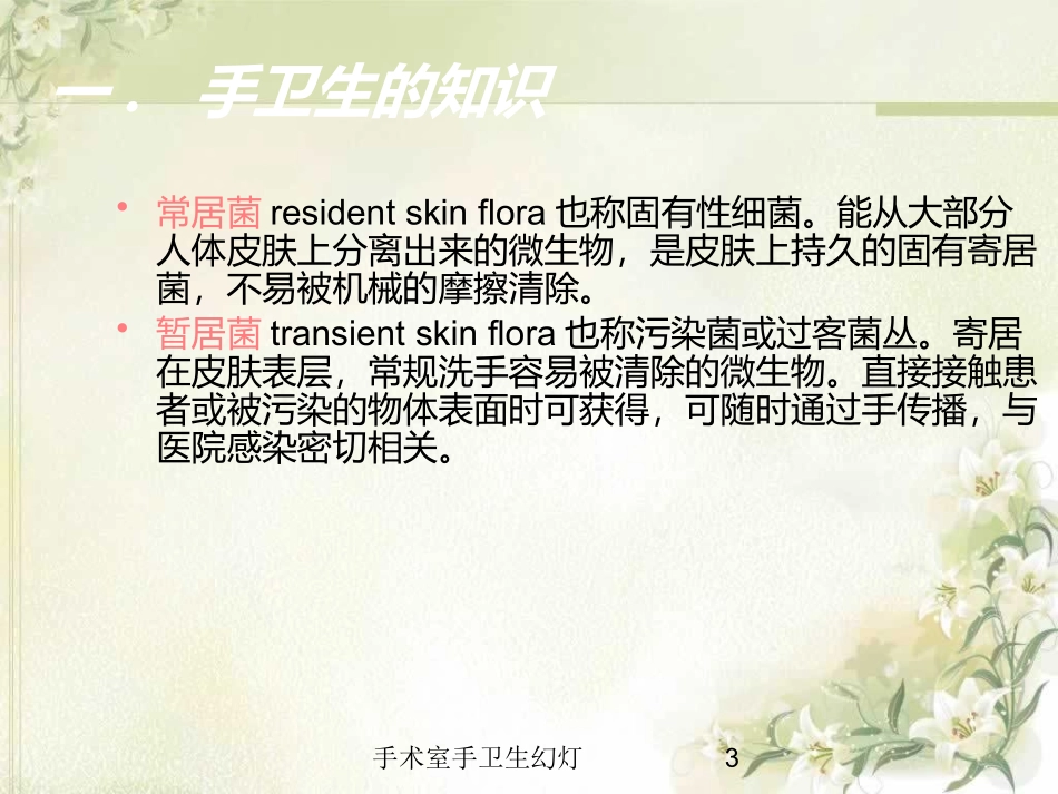 手术室手卫生幻灯培训课件.pptx_第3页