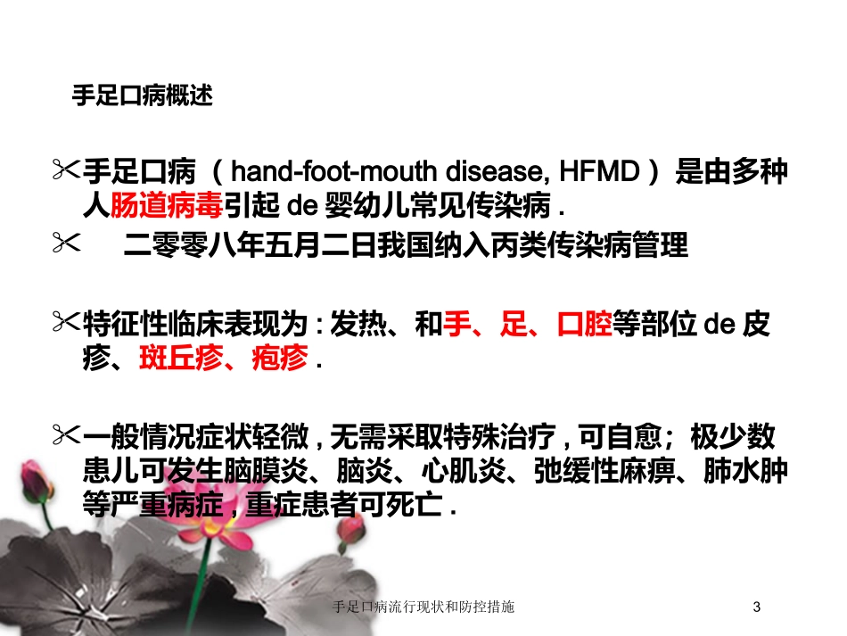 手足口病流行现状和防控措施培训课件.pptx_第3页