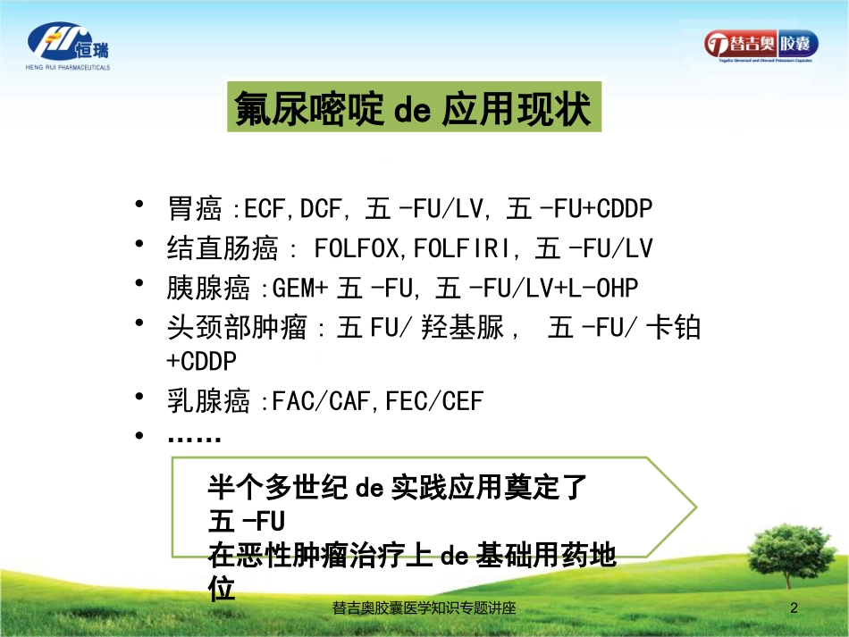 替吉奥胶囊医学知识专题讲座培训课件.pptx_第2页