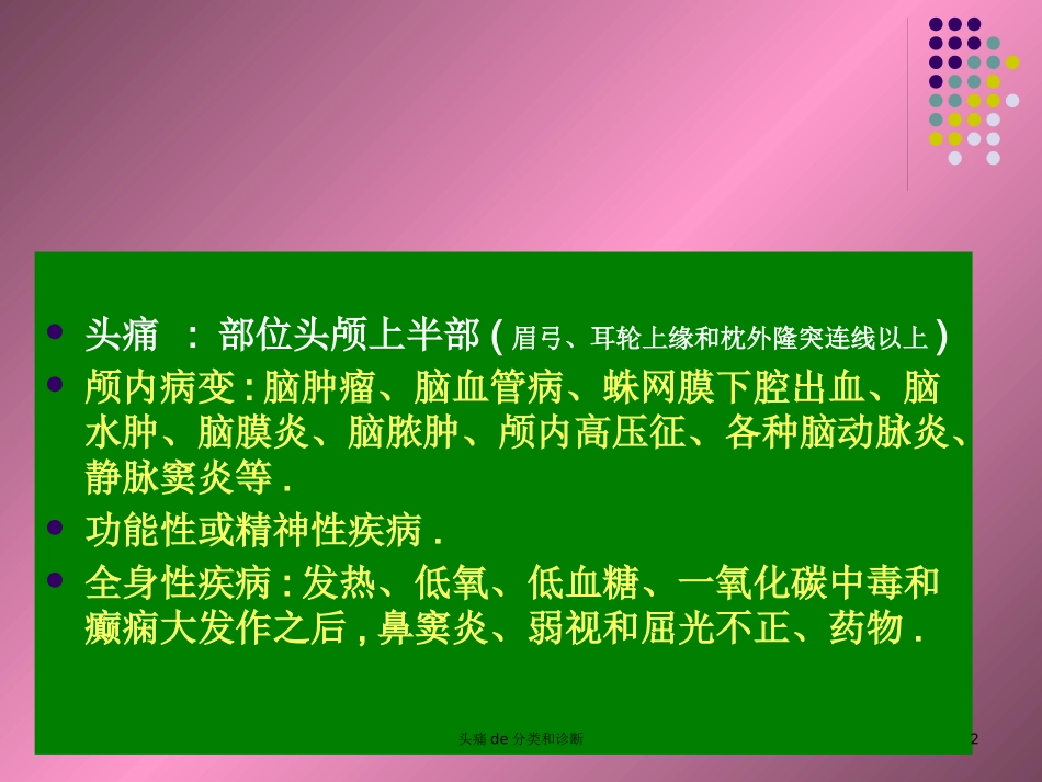 头痛的分类和诊断培训课件.pptx_第2页