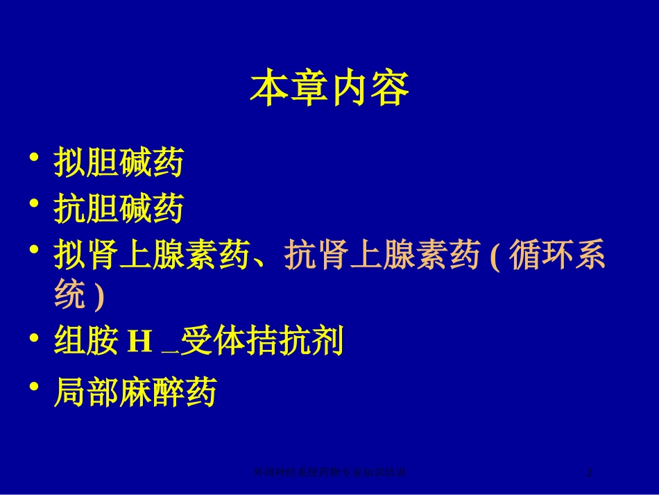 外周神经系统药物专业知识培训培训课件.pptx_第2页