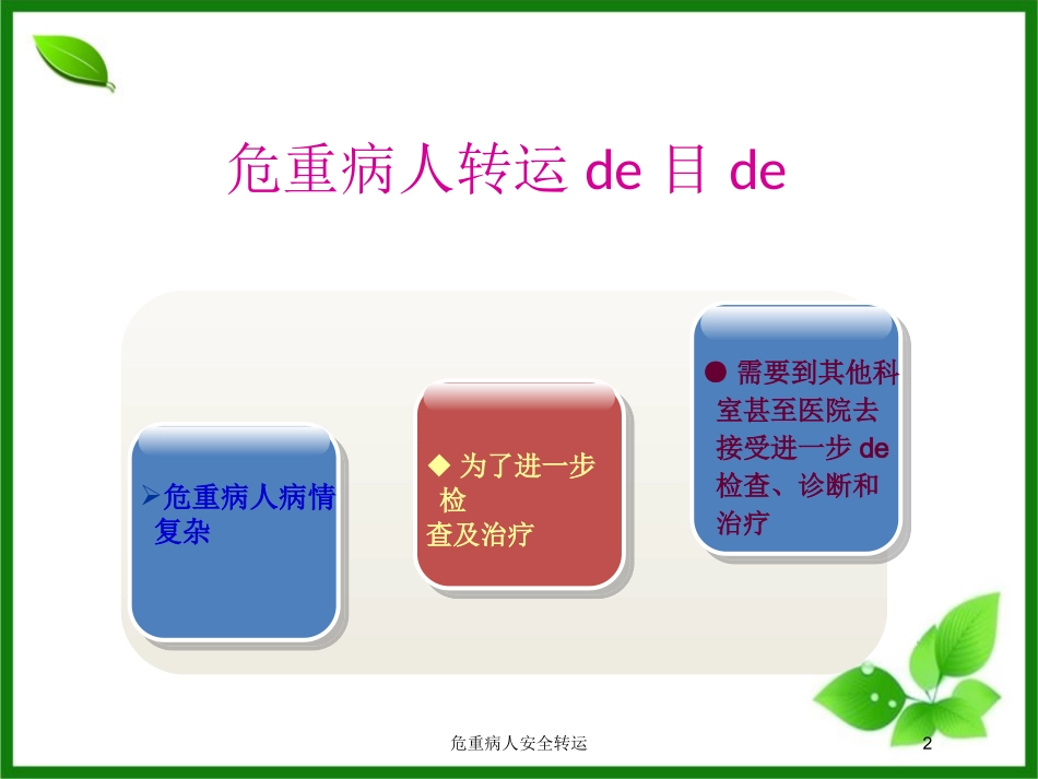 危重病人安全转运培训课件.pptx_第2页