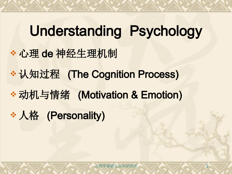 心理学基础专业知识培训培训课件.pptx_第2页