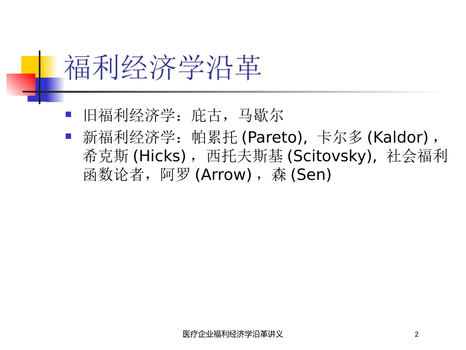 医疗企业福利经济学沿革讲义培训课件.pptx_第2页