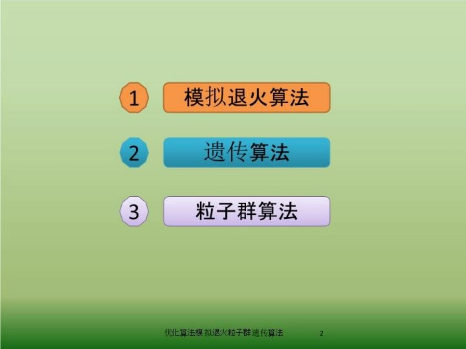 优化算法模拟退火粒子群遗传算法培训课件.pptx_第2页