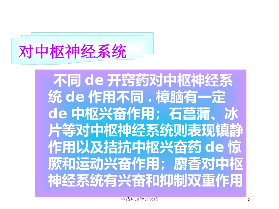 中药药理学开窍药培训课件.pptx_第3页