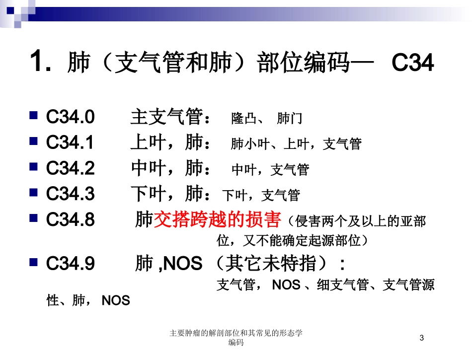 主要肿瘤的解剖部位和其常见的形态学编码培训课件.pptx_第3页