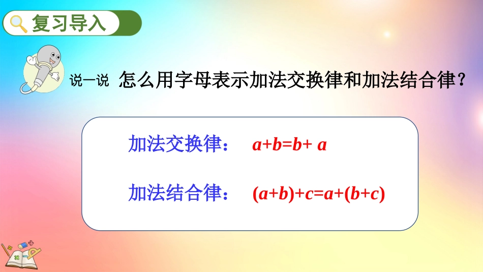 人教版数学四年级下册-33加法运算律的运用-教学课件.pptx_第2页