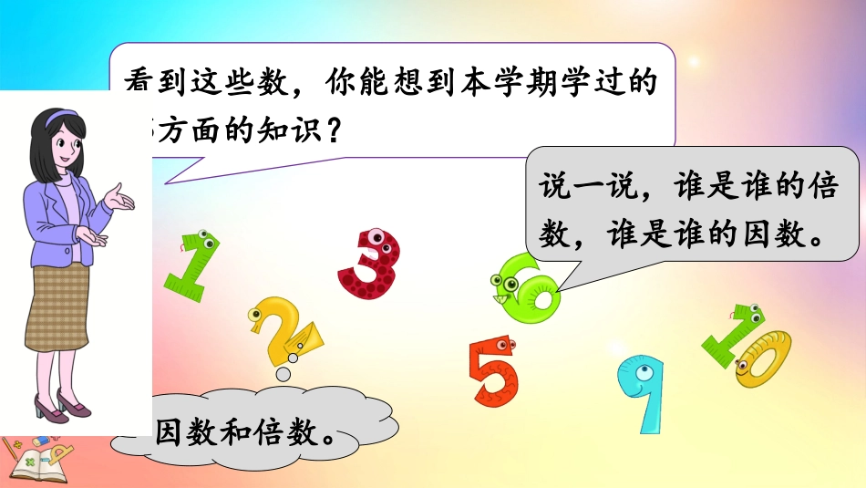 人教版数学五年级下册-9.1因数和倍数-教学课件.pptx_第3页