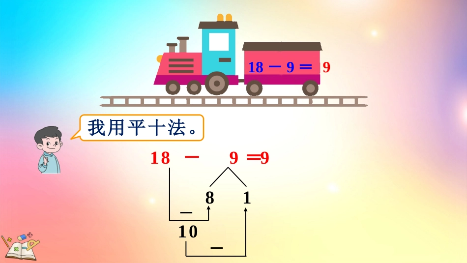 人教版数学一年级下册-2.3.1 十几减8-教学课件.pptx_第3页