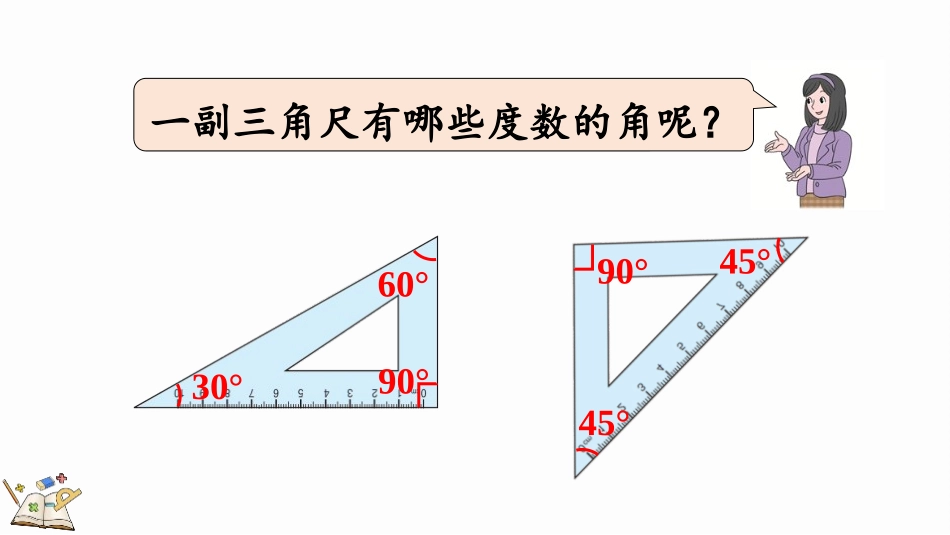 人教版四年级数学上册《画角》角的度量教学课件20.pptx_第3页