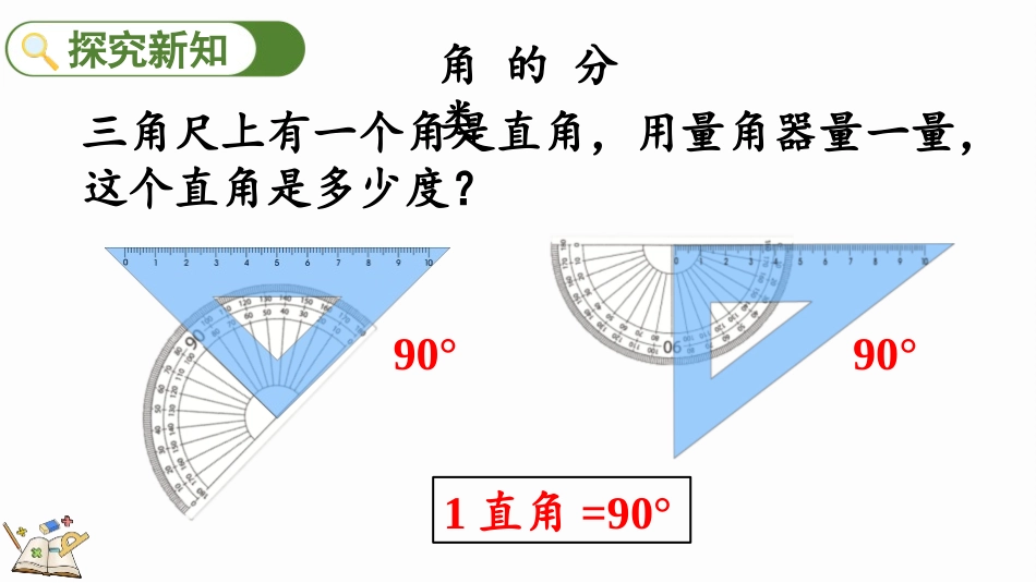 人教版四年级数学上册《角的分类》角的度量教学课件20.pptx_第3页
