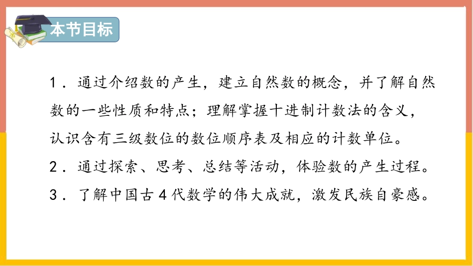 人教版四年级数学上册《数的产生》大数的认识 教学课件1.pptx_第2页