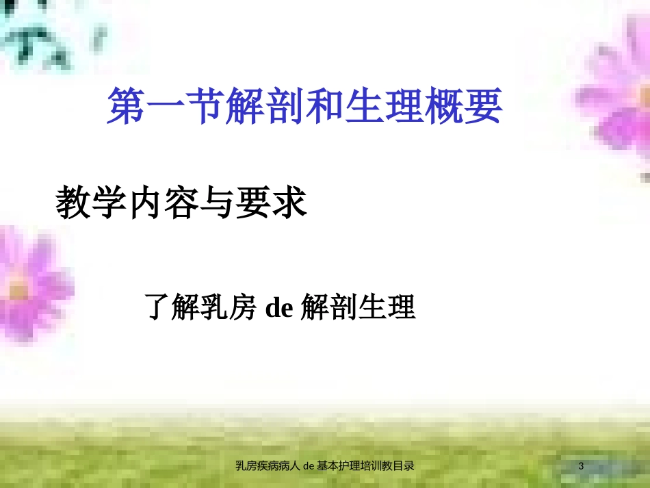 乳房疾病病人的基本护理培训教目录培训课件.pptx_第3页
