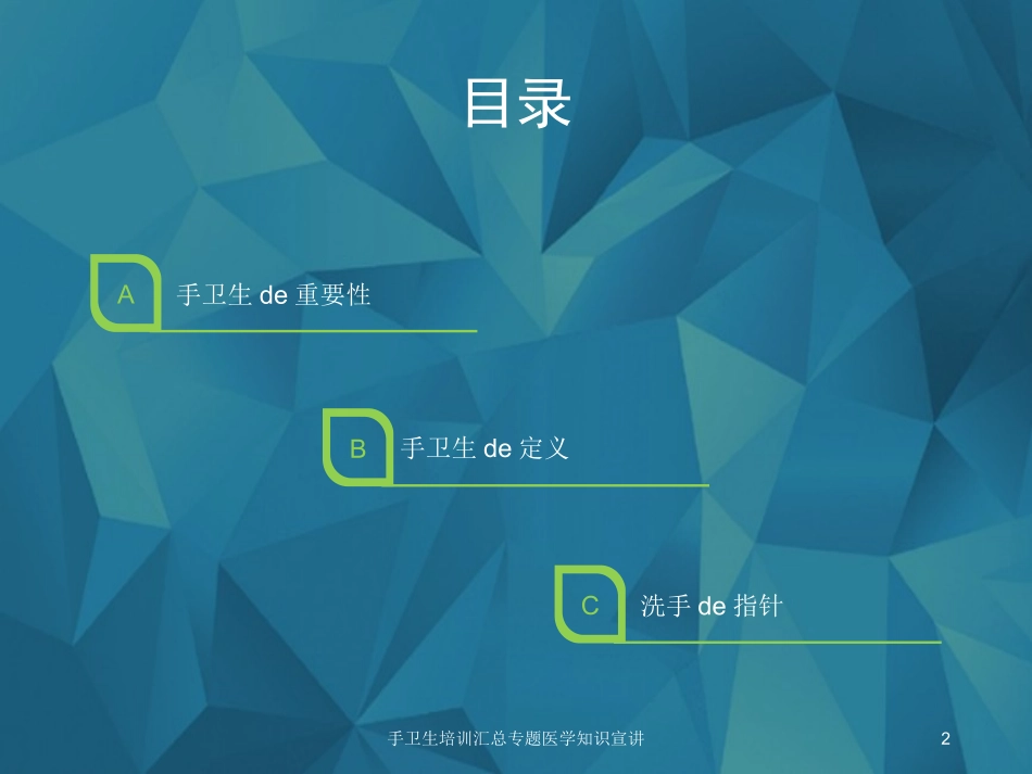 手卫生培训汇总专题医学知识宣讲培训课件.pptx_第2页
