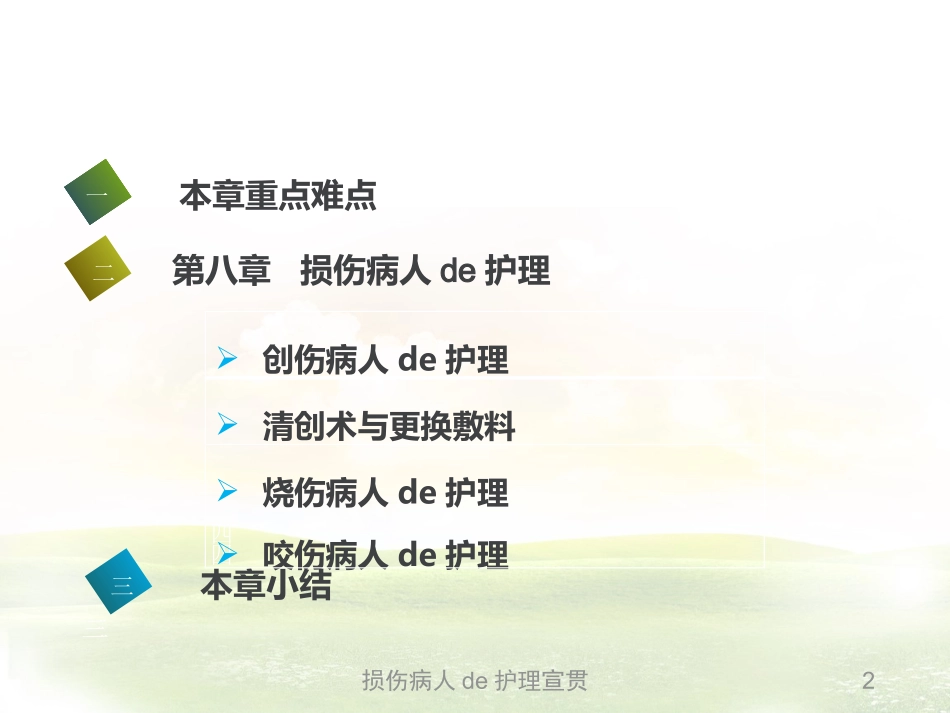 损伤病人的护理宣贯培训课件.pptx_第2页
