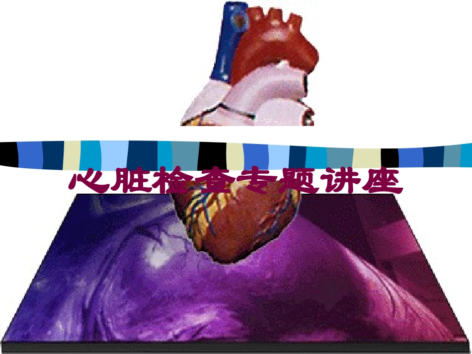 心脏检查专题讲座培训课件.pptx_第1页