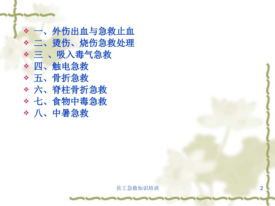 员工急救知识培训培训课件.pptx_第2页