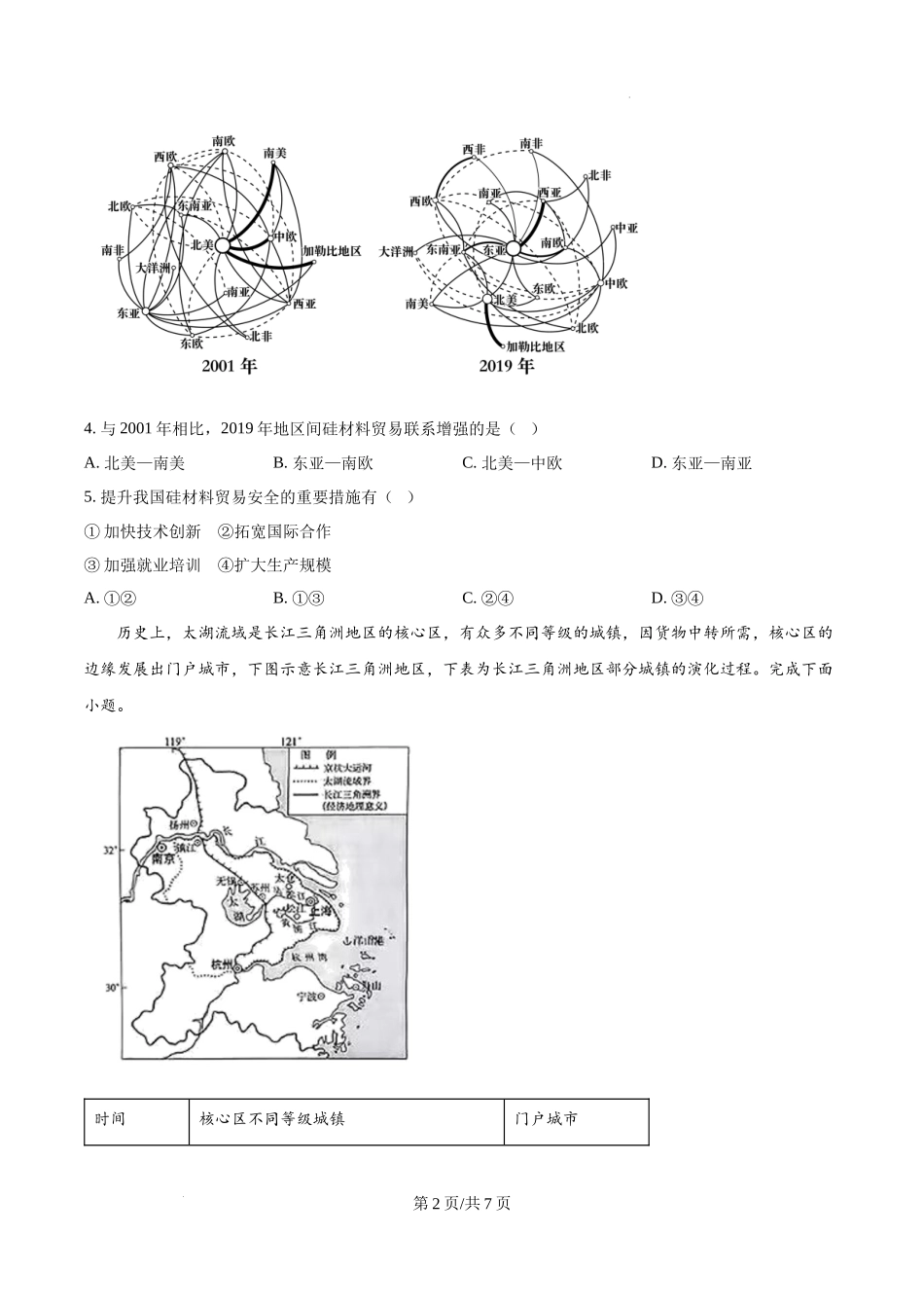 精品解析：2025年陕晋宁青高考地理真题（原卷版）.docx_第2页