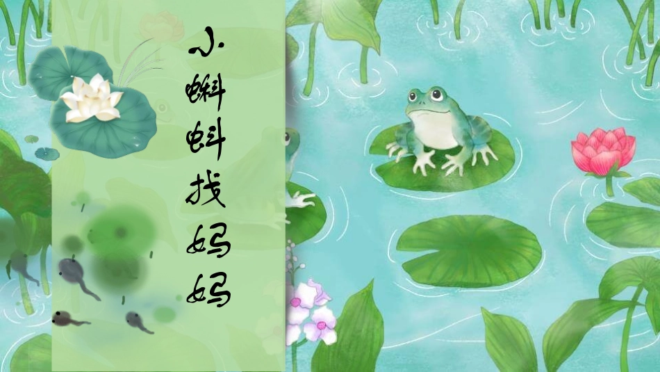 部编版二年级上册语文《小蝌蚪找妈妈》课件3.pptx_第1页