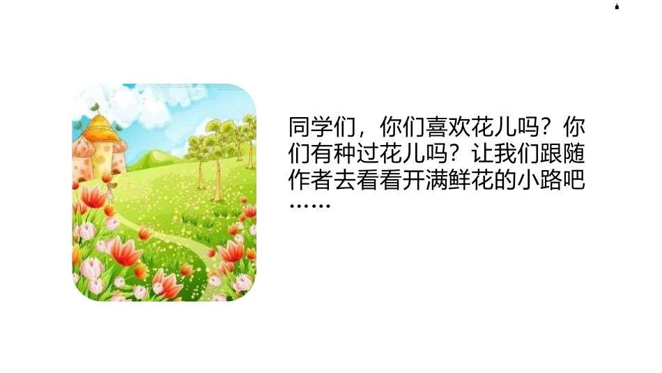 部编版二年级下册语文《开满鲜花的小路》课件4.pptx_第3页