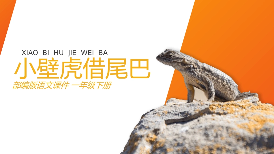 部编版一年级下册语文《小壁虎借尾巴》课件2.pptx_第1页