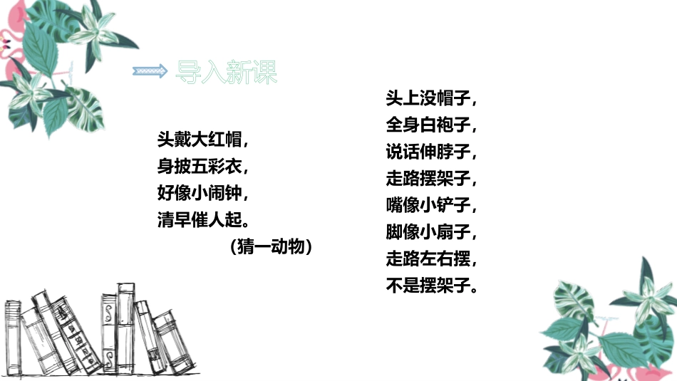 部编版一年级下册语文《小公鸡和小鸭子》课件2.pptx_第2页