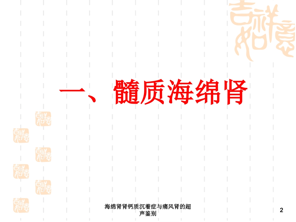 海绵肾肾钙质沉着症与痛风肾的超声鉴别培训课件.pptx_第2页