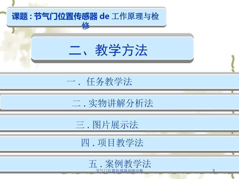 节气门位置传感器故障诊断培训课件.pptx_第3页