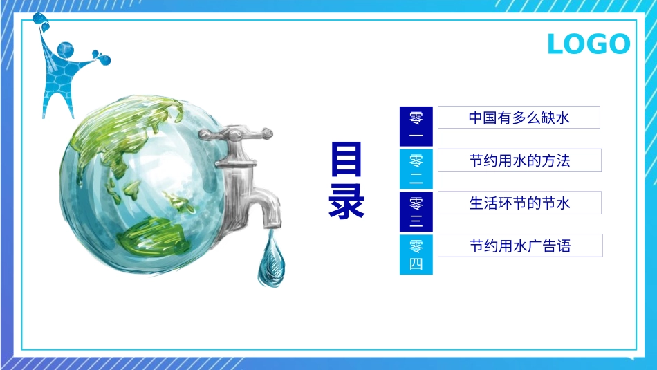 节约用水珍惜水资源模板.pptx_第2页