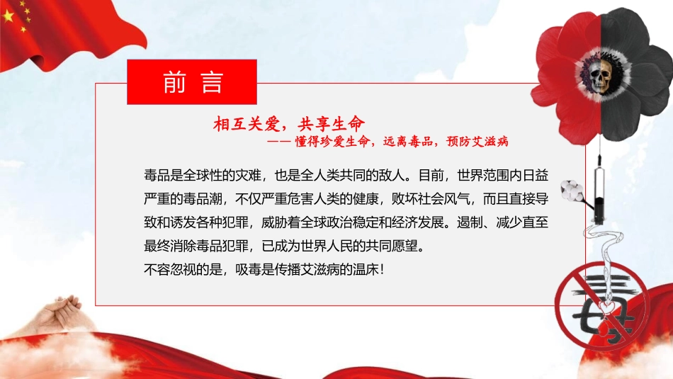 禁毒防艾主题班会.pptx_第2页