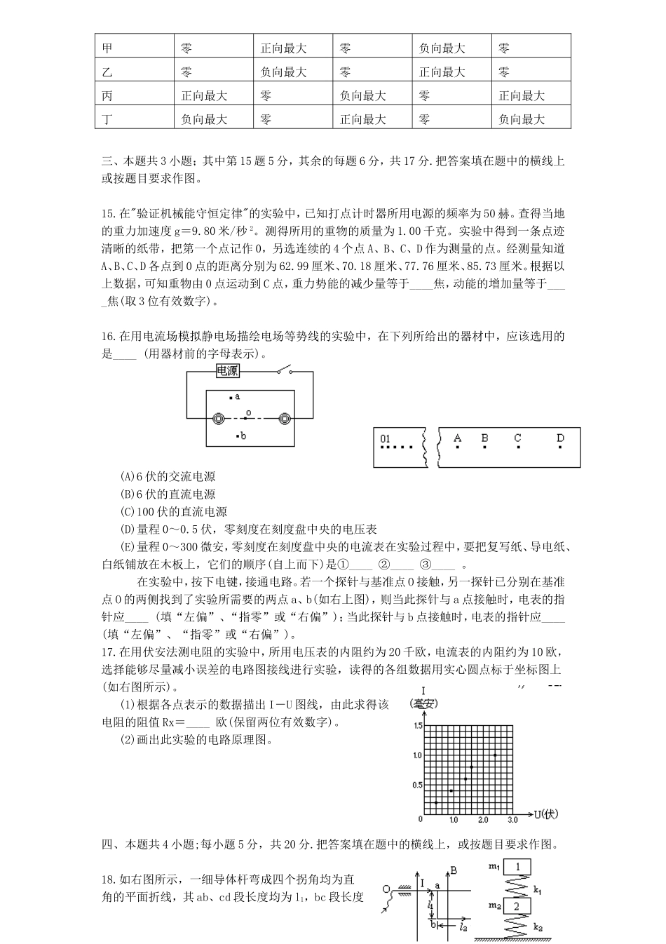 1996年海南高考物理真题及答案.doc_第3页