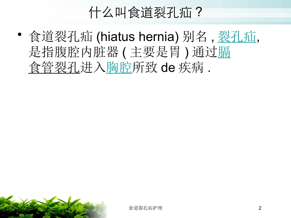 食道裂孔疝护理培训课件.pptx_第2页
