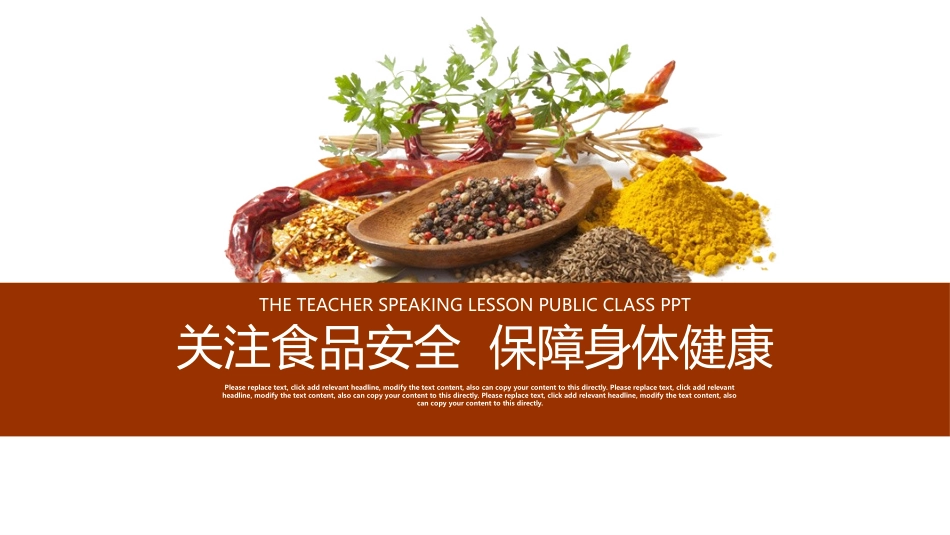 食品安全健康食物模板.pptx_第1页