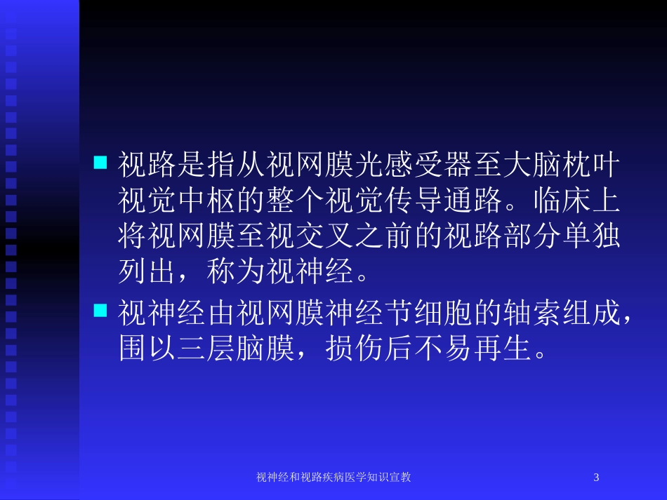 视神经和视路疾病医学知识宣教培训课件.pptx_第3页