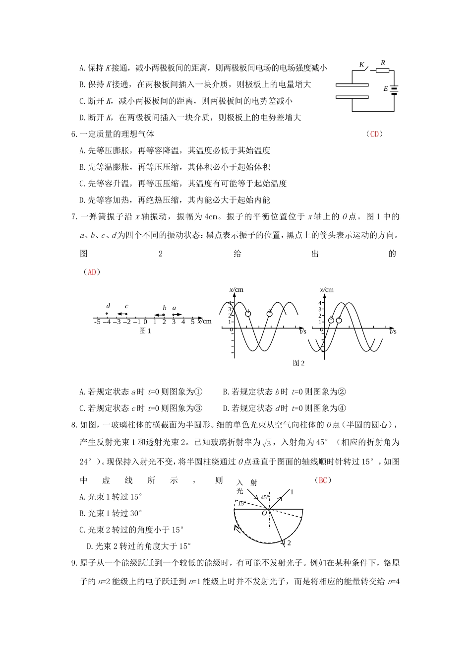 2003年江苏高考物理真题及答案.doc_第2页