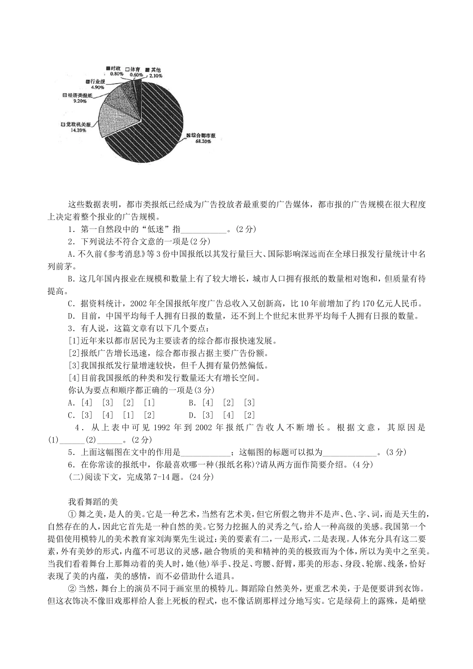 2004年上海高考语文真题及答案.doc_第2页