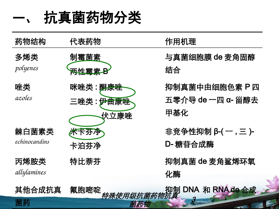 特殊使用级抗菌药物抗真菌药物培训课件.pptx_第3页