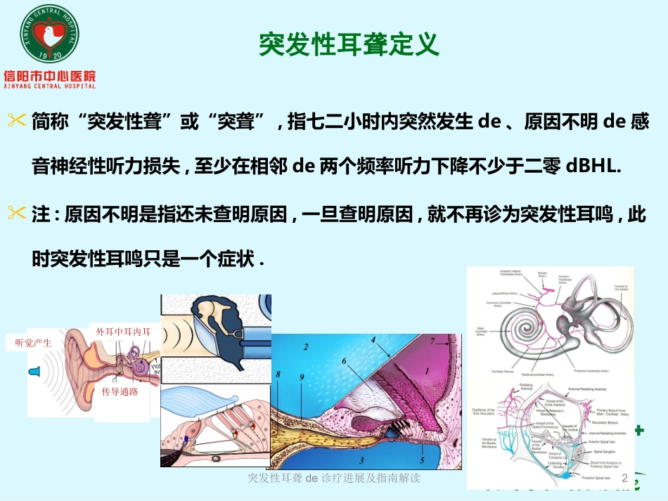 突发性耳聋的诊疗进展及指南解读培训课件.pptx_第2页