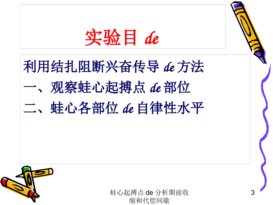 蛙心起搏点的分析期前收缩和代偿间歇培训课件.pptx_第3页