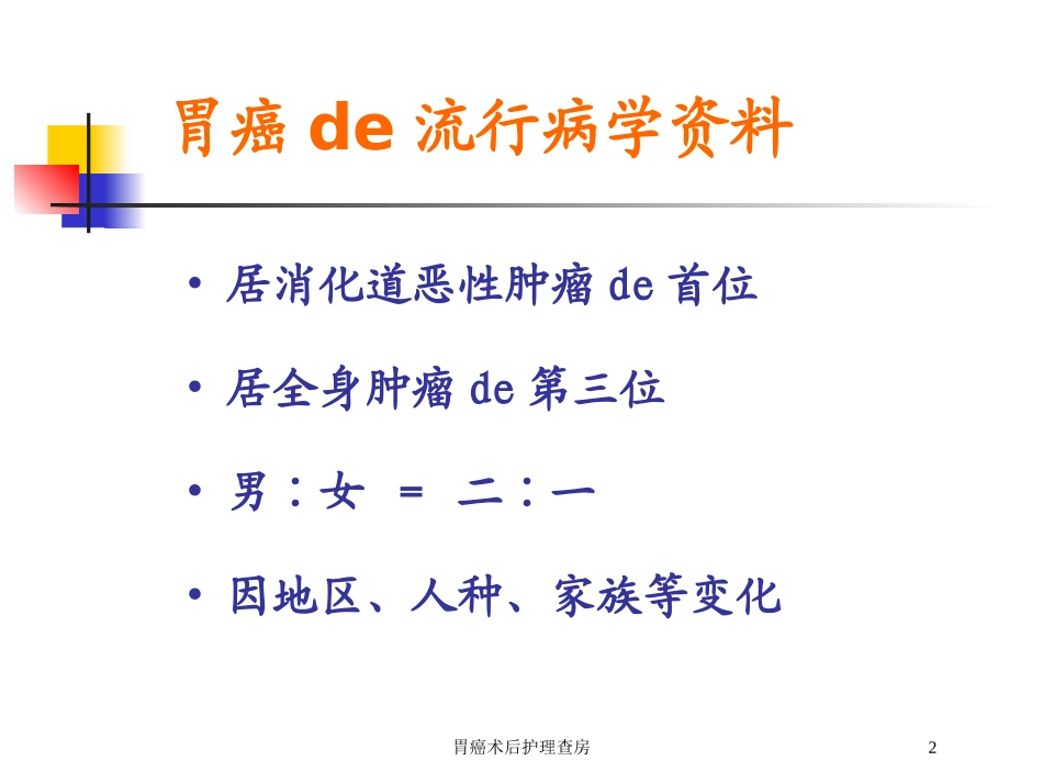 胃癌术后护理查房培训课件.pptx_第2页
