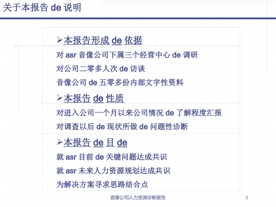 音像公司人力资源诊断报告培训课件.pptx_第2页