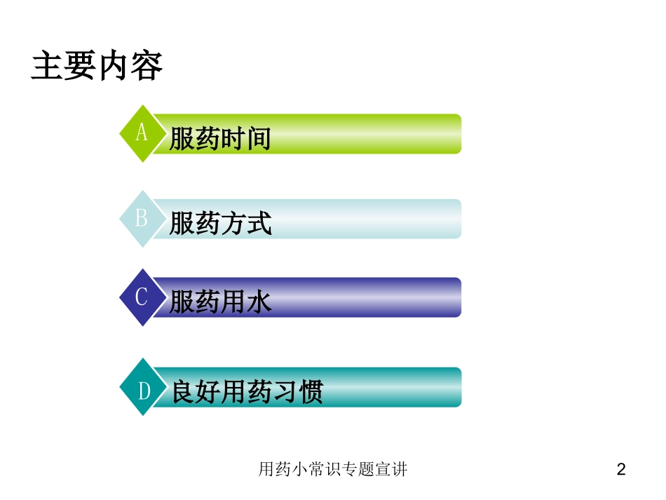 用药小常识专题宣讲培训课件.pptx_第2页