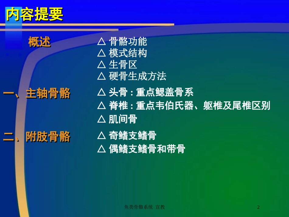 鱼类骨骼系统-宣教培训课件.pptx_第2页