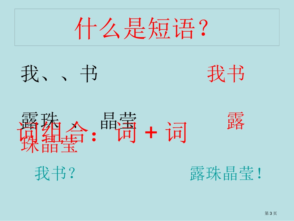 语法知识短语名师优质课赛课一等奖市公开课获奖课件.pptx_第3页