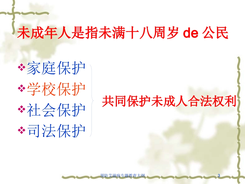 预防艾滋病专题教育大纲培训课件.pptx_第3页