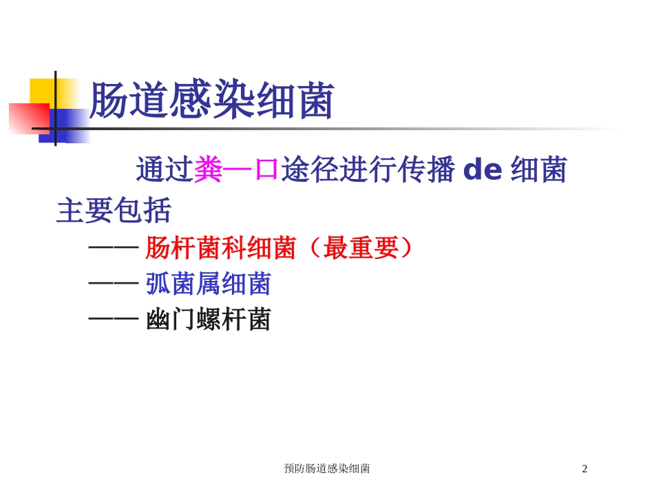 预防肠道感染细菌培训课件.pptx_第2页