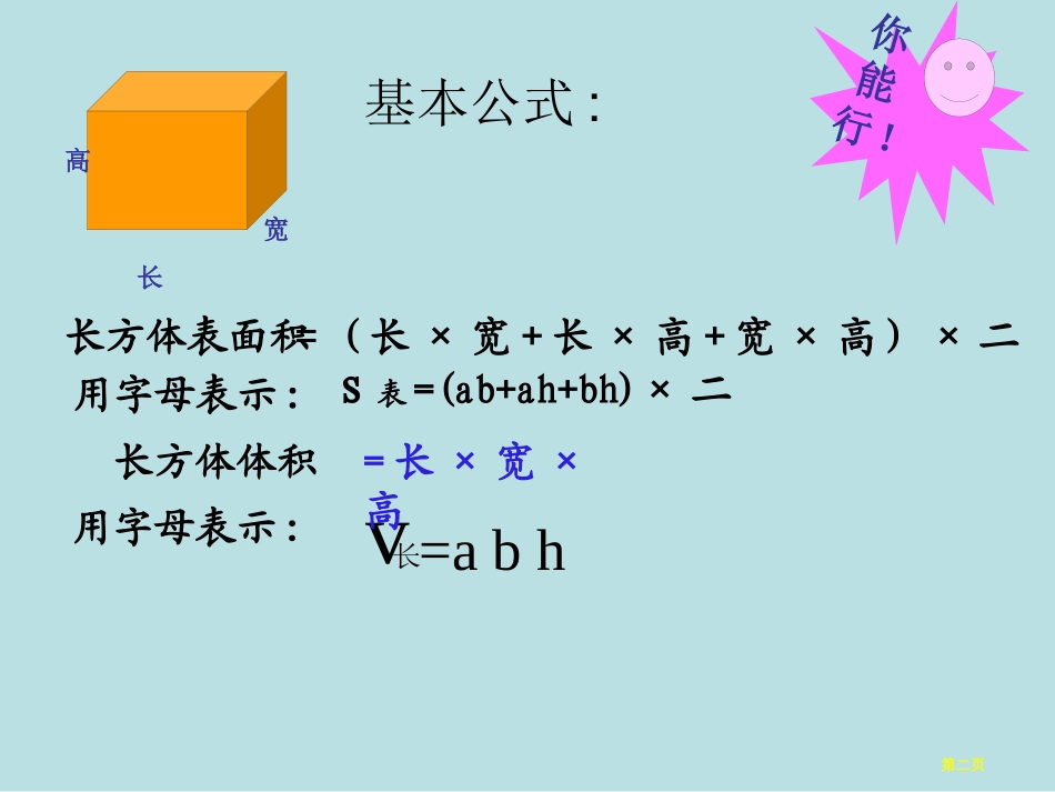 长方体、正方体、圆柱体、圆锥体、立体图形复习和名师优质课赛课一等奖市公开课获奖课件.pptx_第2页