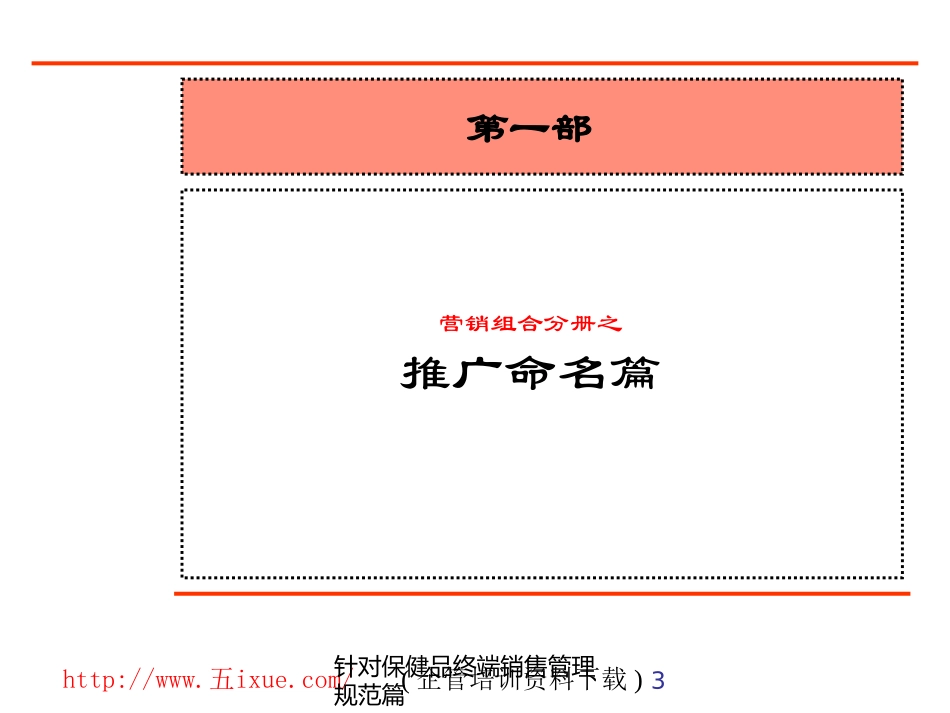 针对保健品终端销售管理规范篇培训课件.pptx_第3页