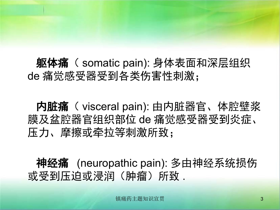 镇痛药主题知识宣贯培训课件.pptx_第3页